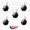 Service Caster 2'' Floor Safe Antique Hooded Twin Wheel Caster 5/16 Threaded Stem, 5PK SCC-TS02S50D-NYU-WA-5161810-5 - alternate 2